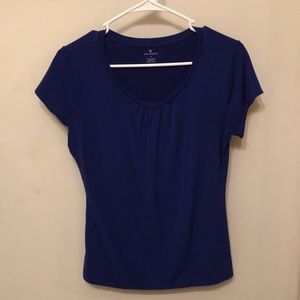 Worthington brand dress shirt/top.Navy Blue